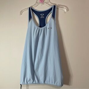 Oakley Sky Blue Athletic Tank ~ Size‎ Medium 
workout or gym